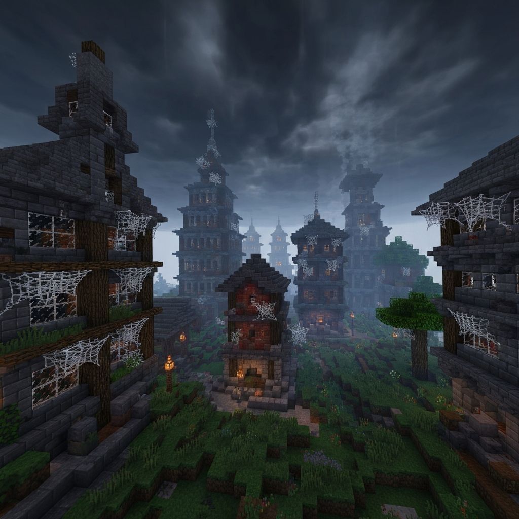 Devour MC in-game experience showing the horror atmosphere and custom shaders